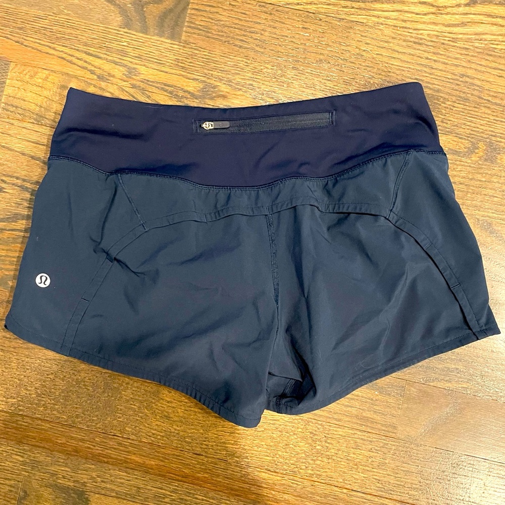 Lululemon True Navy Speed Up Short.